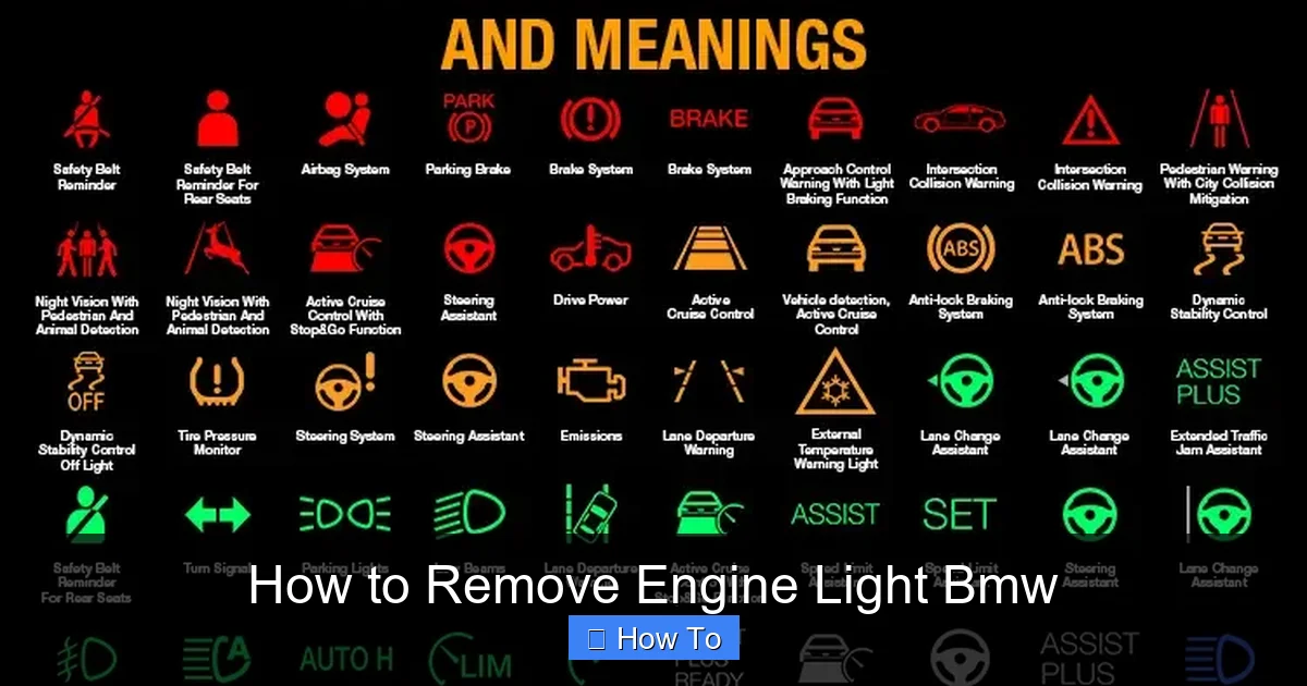 How to Remove Engine Light Bmw