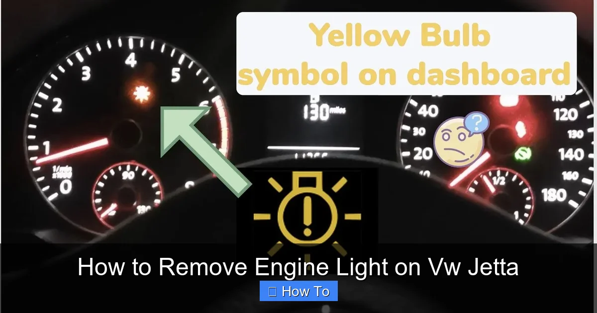 How to Remove Engine Light on Vw Jetta