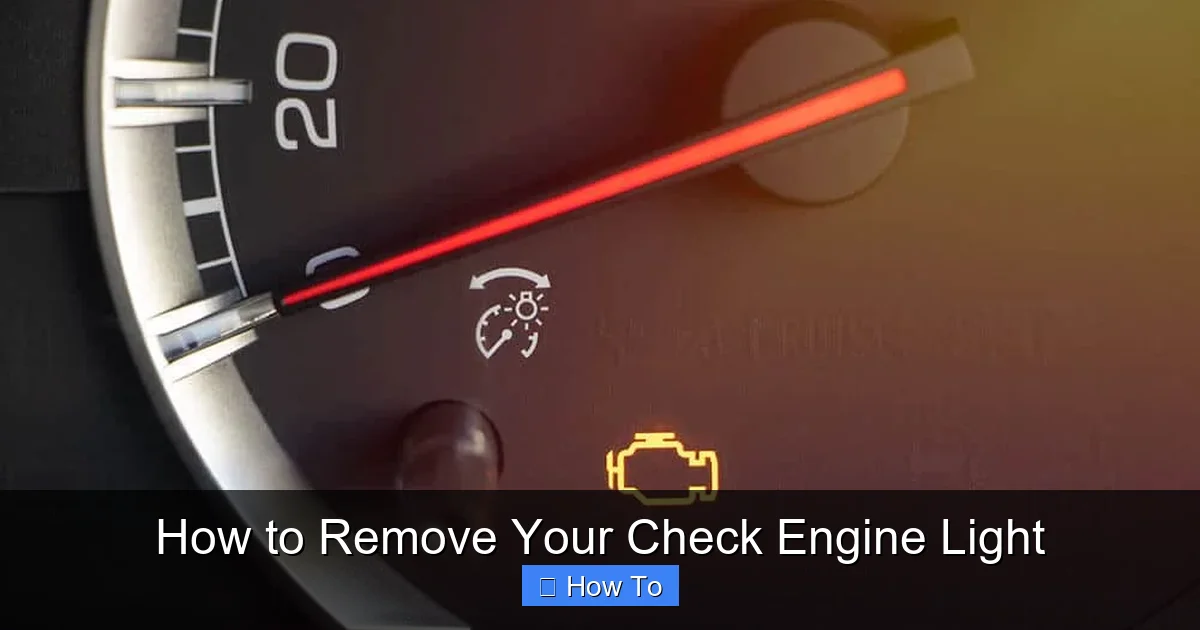 How to Remove Your Check Engine Light