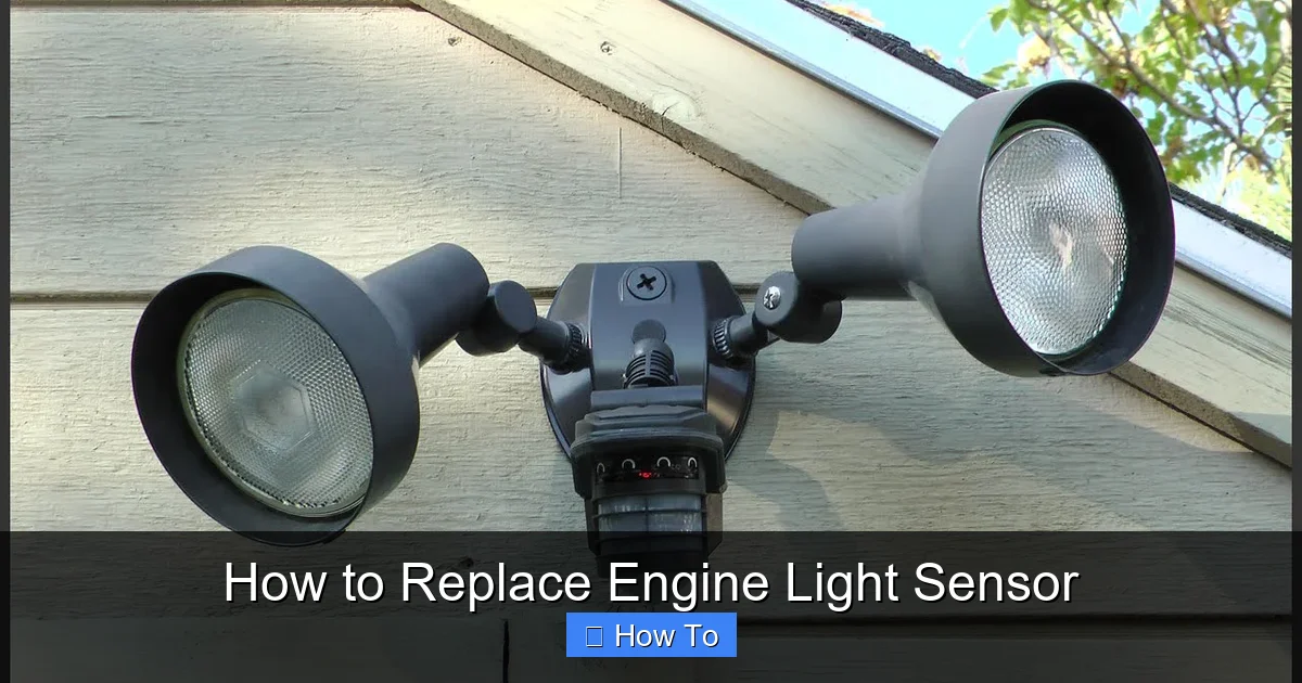 How to Replace Engine Light Sensor
