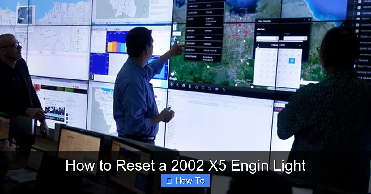 How to Reset a 2002 X5 Engin Light