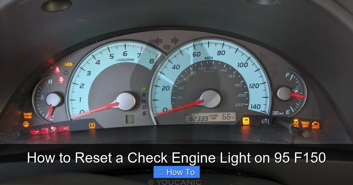 How to Reset a Check Engine Light on 95 F150