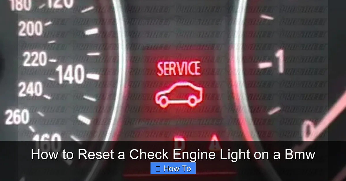 How to Reset a Check Engine Light on a Bmw
