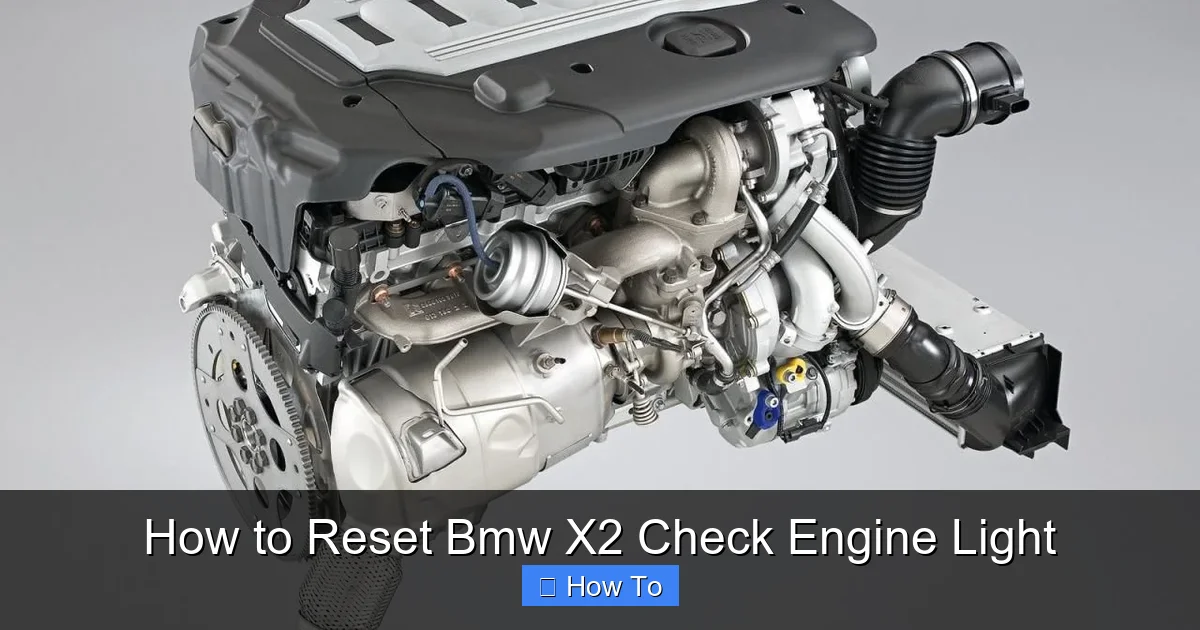 How to Reset Bmw X2 Check Engine Light