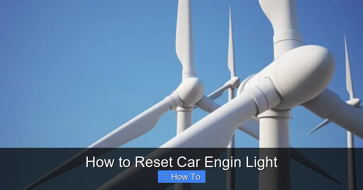 How to Reset Car Engin Light