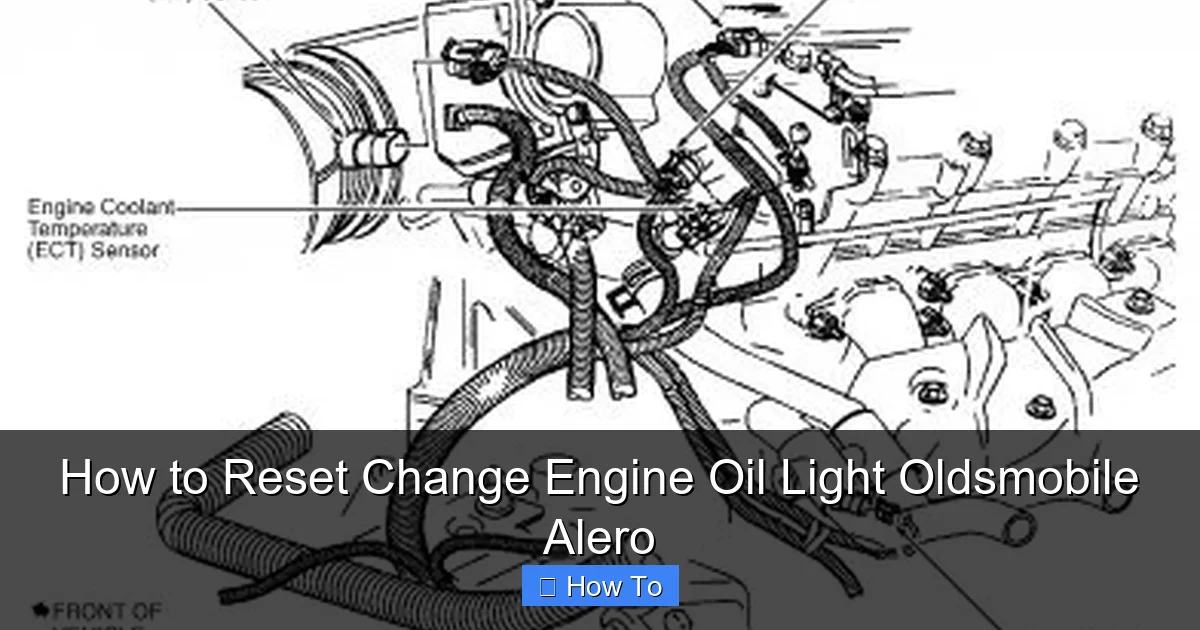 How to Reset Change Engine Oil Light Oldsmobile Alero