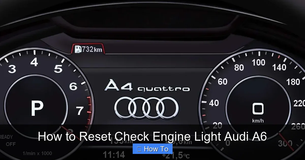 How to Reset Check Engine Light Audi A6