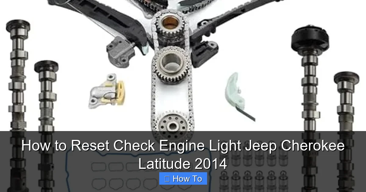 How to Reset Check Engine Light Jeep Cherokee Latitude 2014