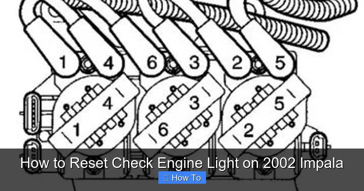 How to Reset Check Engine Light on 2002 Impala