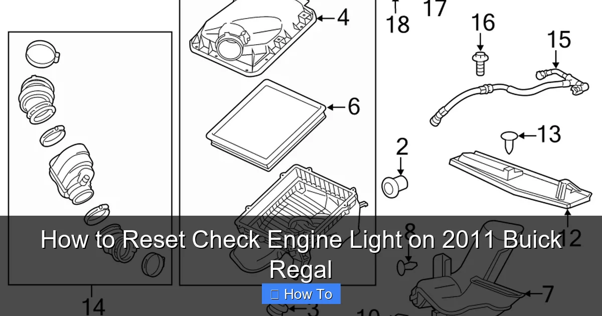 How to Reset Check Engine Light on 2011 Buick Regal