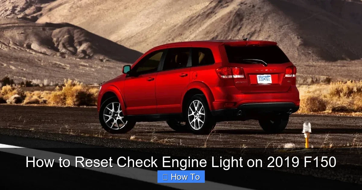 How to Reset Check Engine Light on 2019 F150