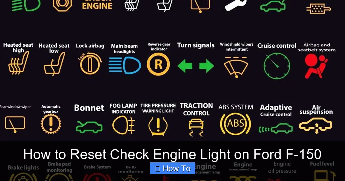 How to Reset Check Engine Light on Ford F-150