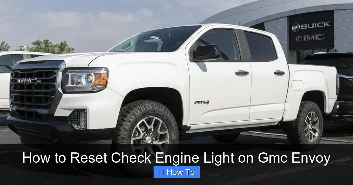 How to Reset Check Engine Light on Gmc Envoy