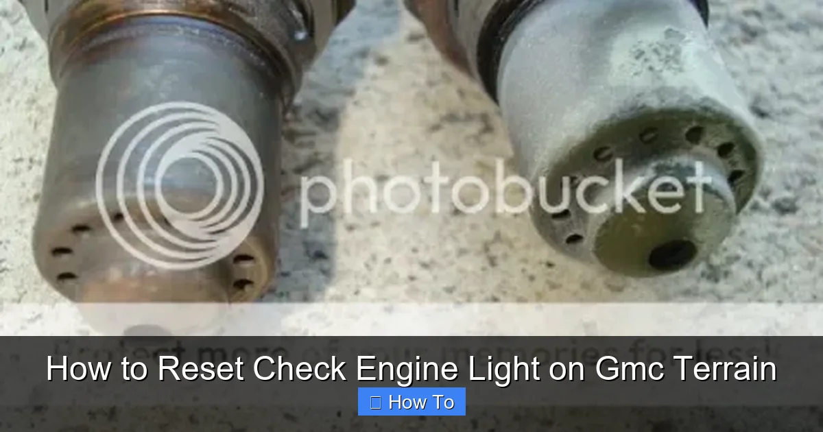 How to Reset Check Engine Light on Gmc Terrain