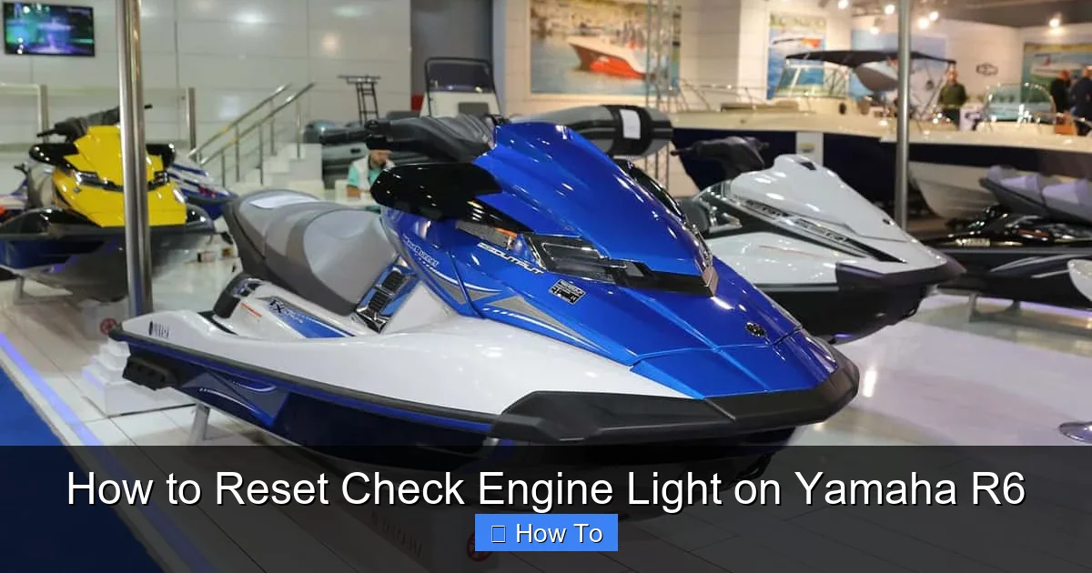 How to Reset Check Engine Light on Yamaha R6