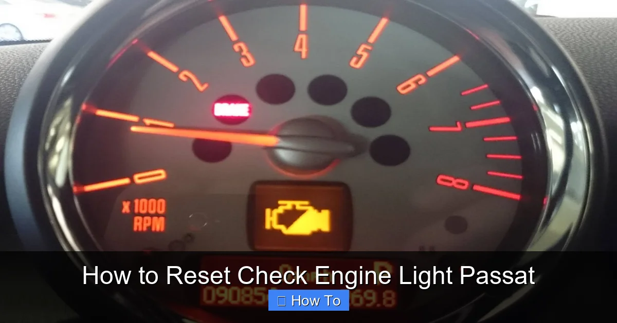 How to Reset Check Engine Light Passat