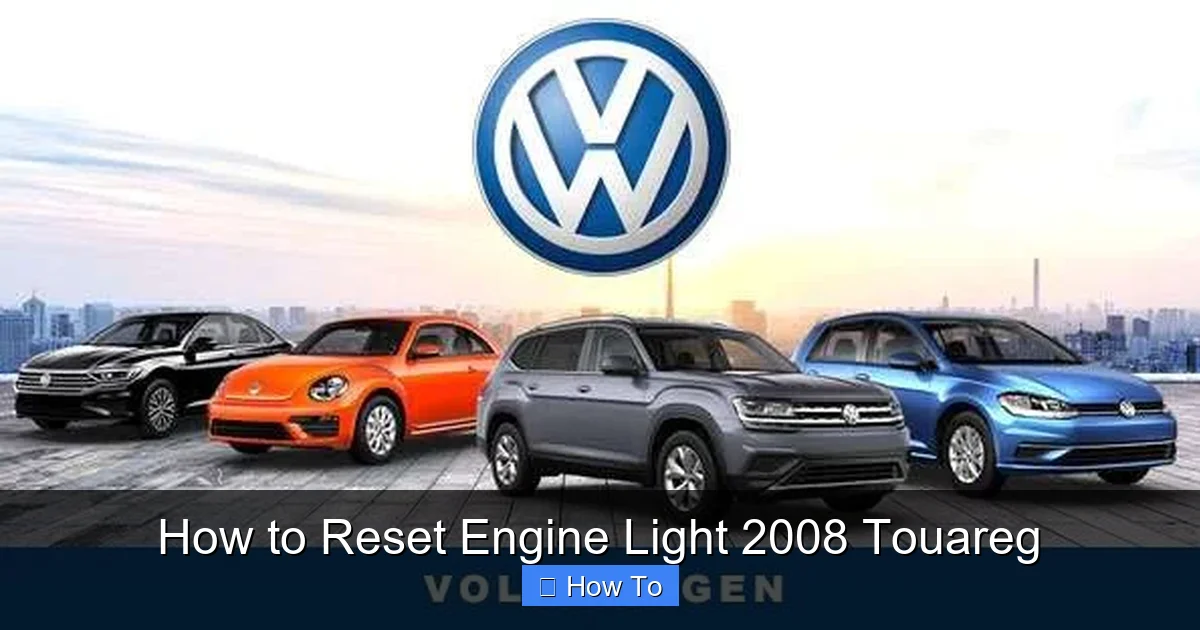 How to Reset Engine Light 2008 Touareg