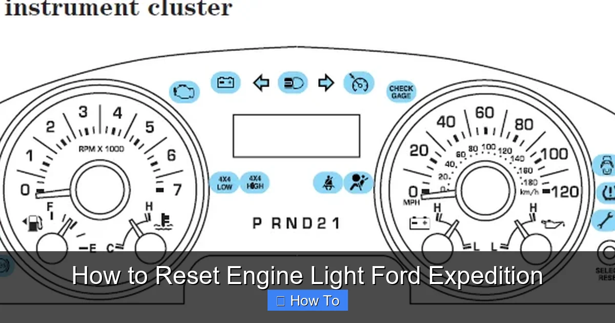 How to Reset Engine Light Ford Expedition