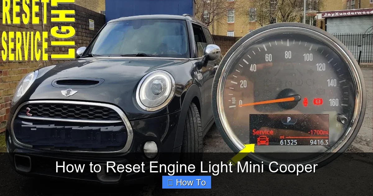 How to Reset Engine Light Mini Cooper