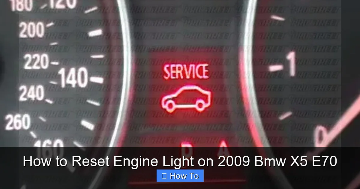How to Reset Engine Light on 2009 Bmw X5 E70