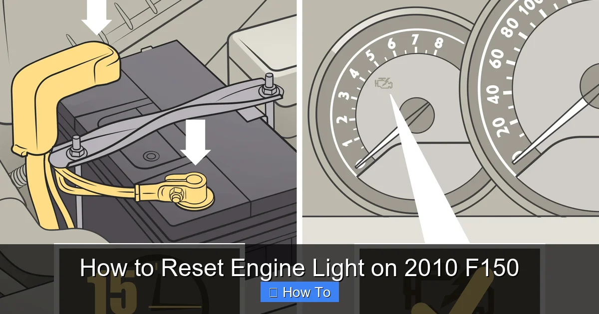 How to Reset Engine Light on 2010 F150