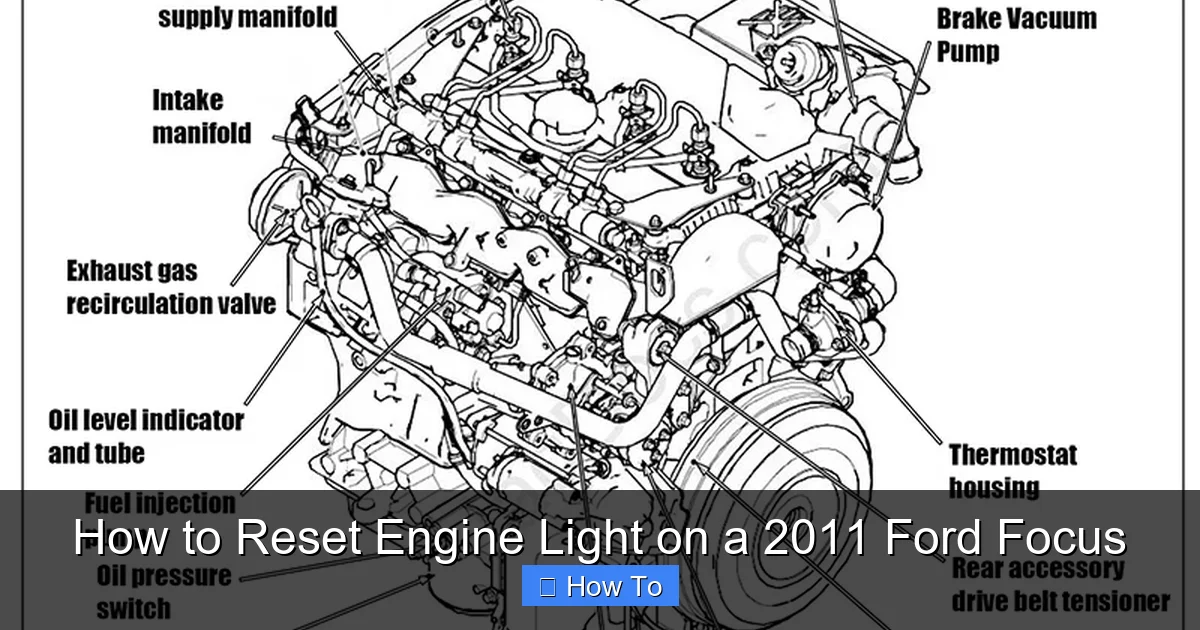 How to Reset Engine Light on a 2011 Ford Focus