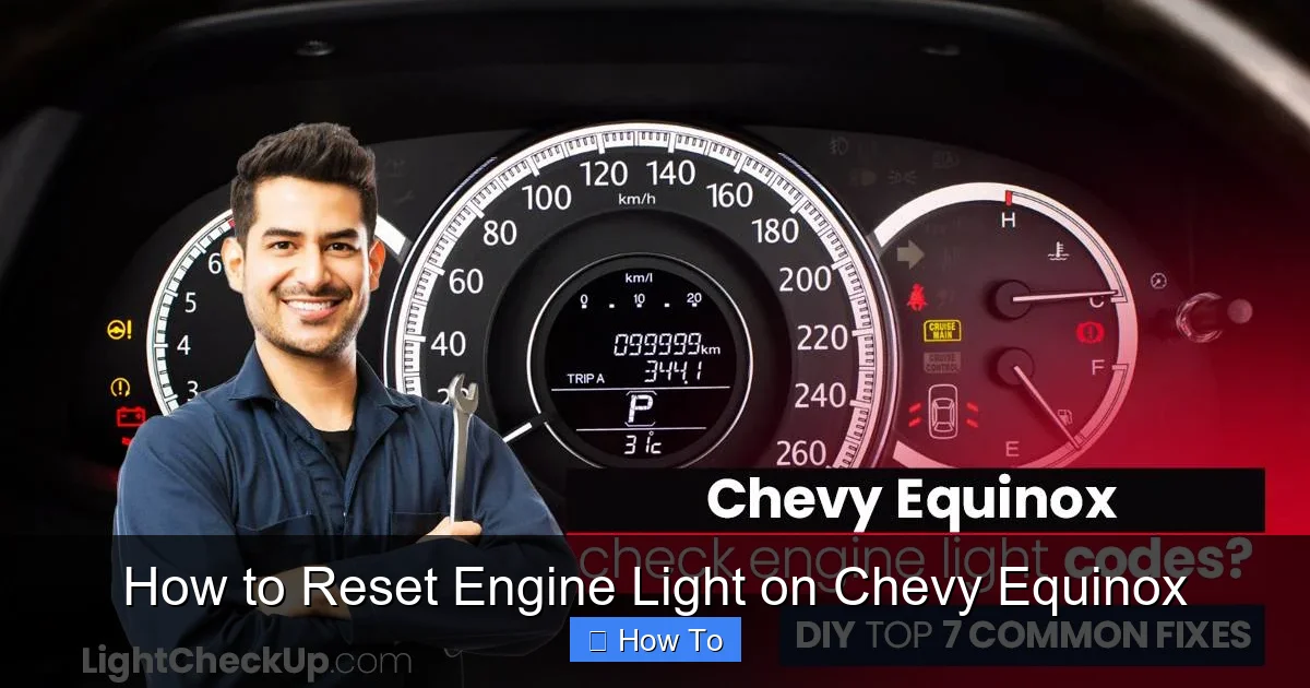How to Reset Engine Light on Chevy Equinox