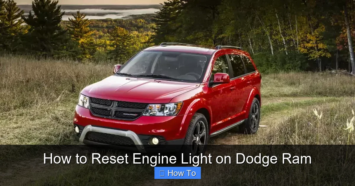 How to Reset Engine Light on Dodge Ram