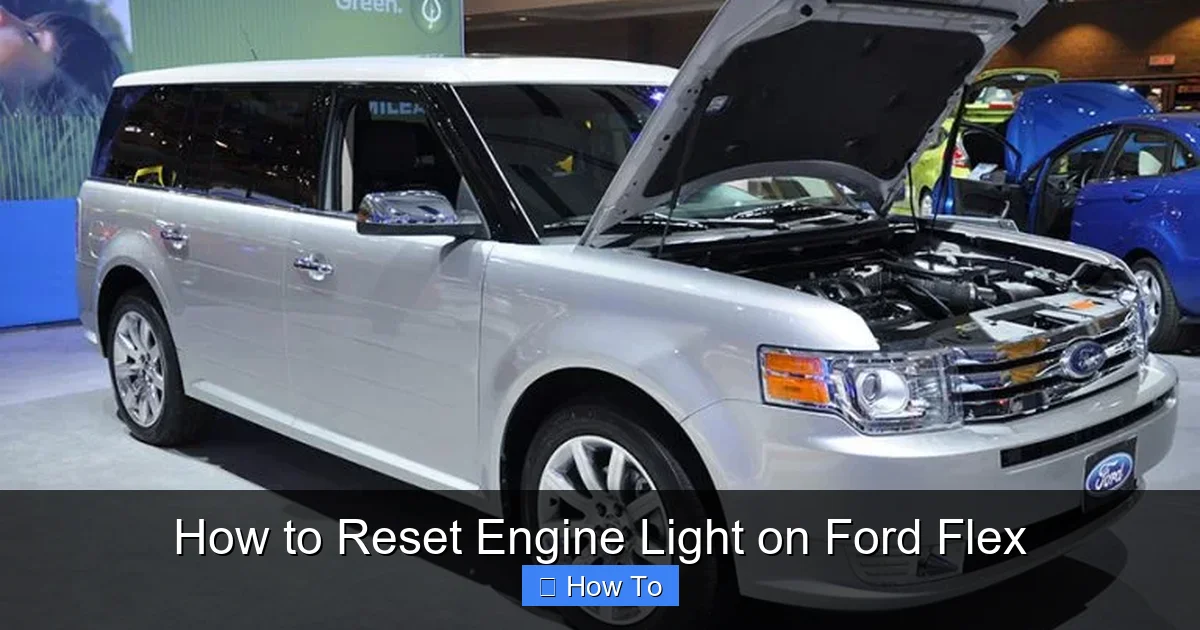 How to Reset Engine Light on Ford Flex
