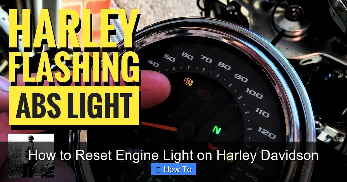 How to Reset Engine Light on Harley Davidson