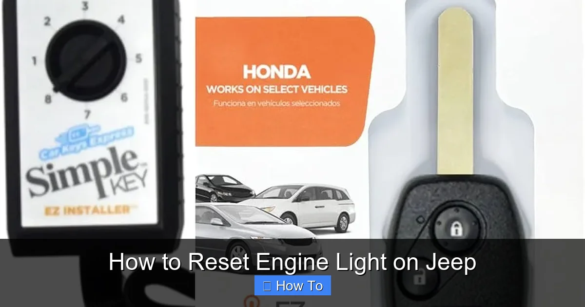 How to Reset Engine Light on Jeep