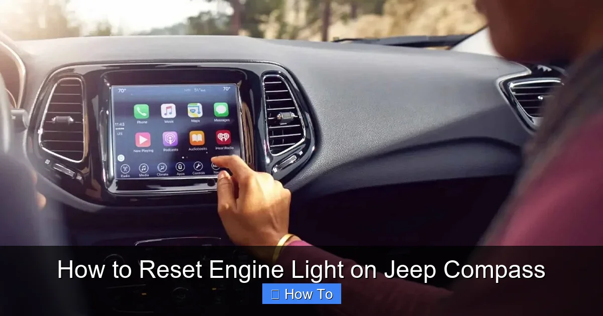How to Reset Engine Light on Jeep Compass