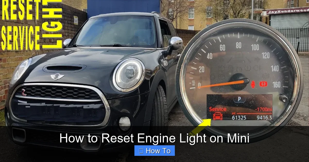 How to Reset Engine Light on Mini
