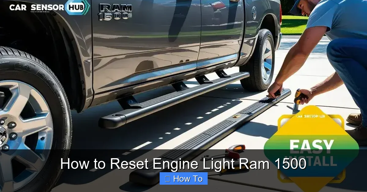 How to Reset Engine Light Ram 1500