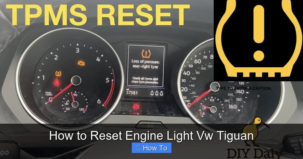 How to Reset Engine Light Vw Tiguan