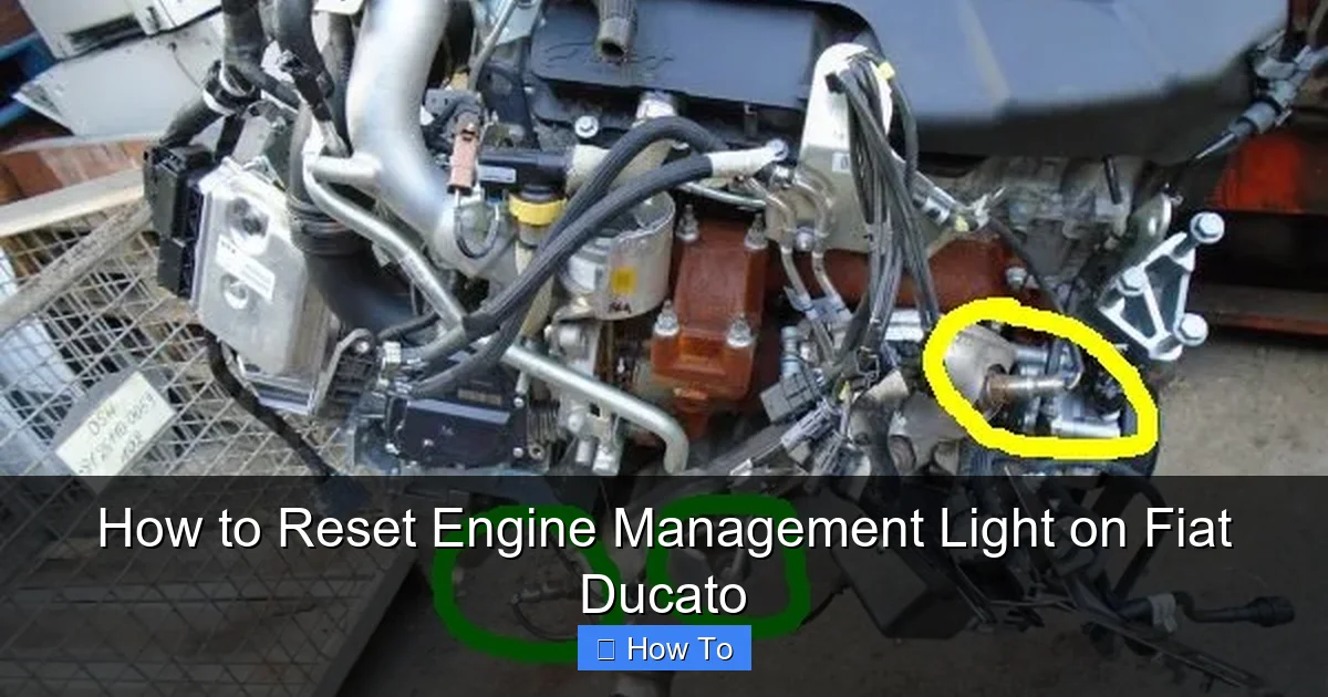 How to Reset Engine Management Light on Fiat Ducato