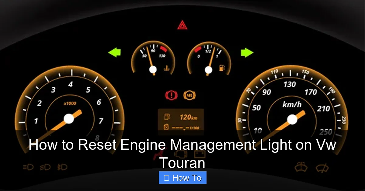 How to Reset Engine Management Light on Vw Touran