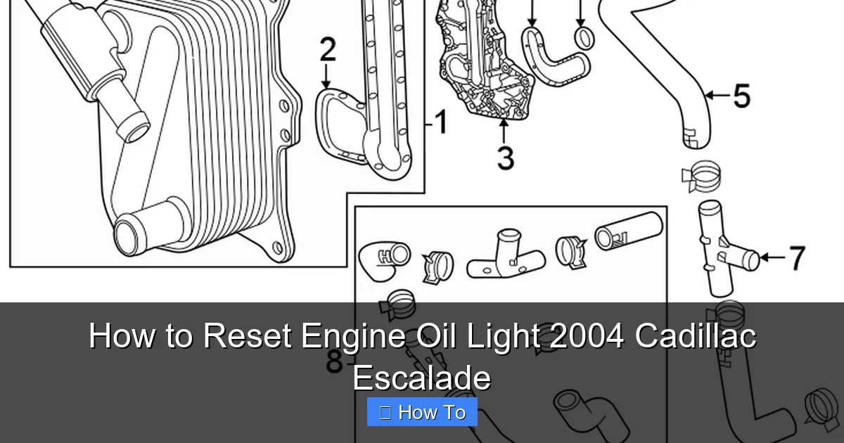 How to Reset Engine Oil Light 2004 Cadillac Escalade