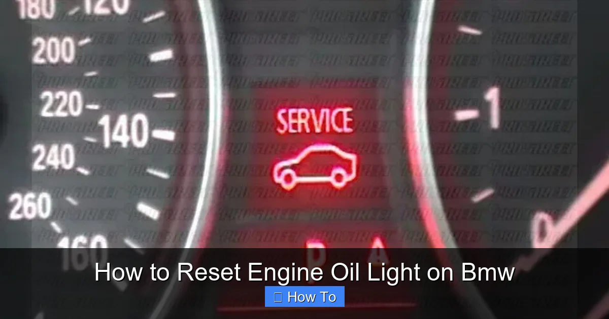 How to Reset Engine Oil Light on Bmw