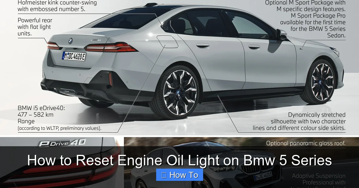 How to Reset Engine Oil Light on Bmw 5 Series