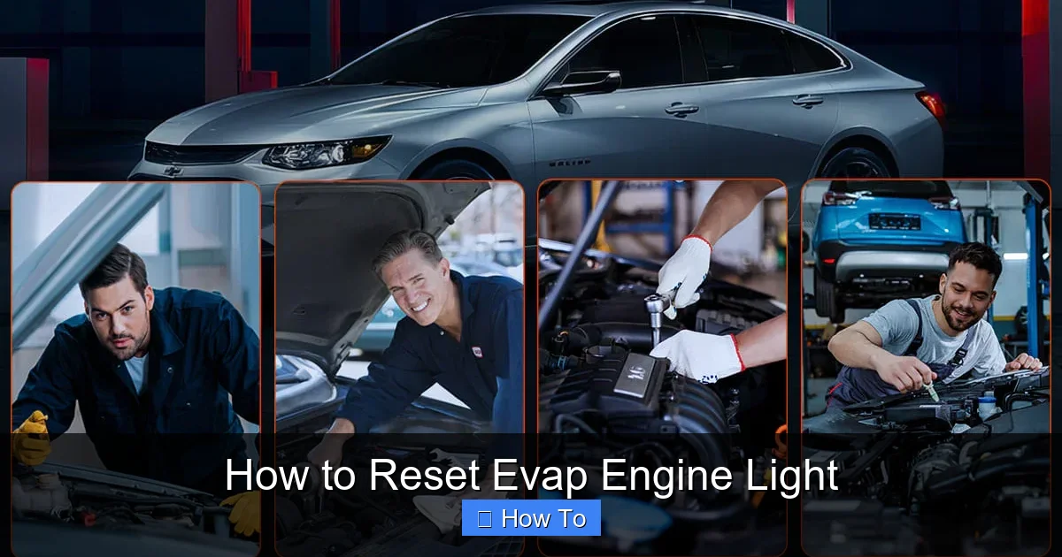 How to Reset Evap Engine Light