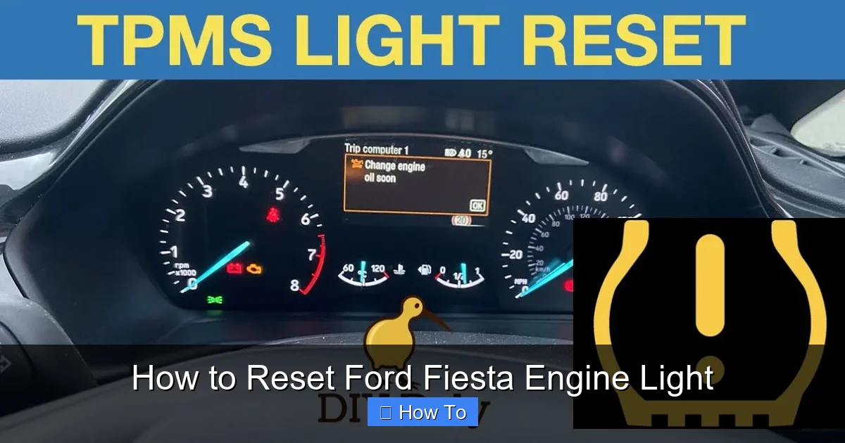How to Reset Ford Fiesta Engine Light