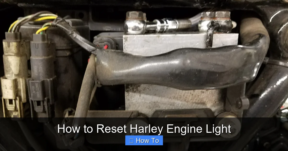 How to Reset Harley Engine Light