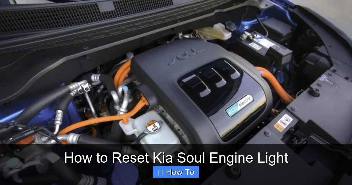 How to Reset Kia Soul Engine Light