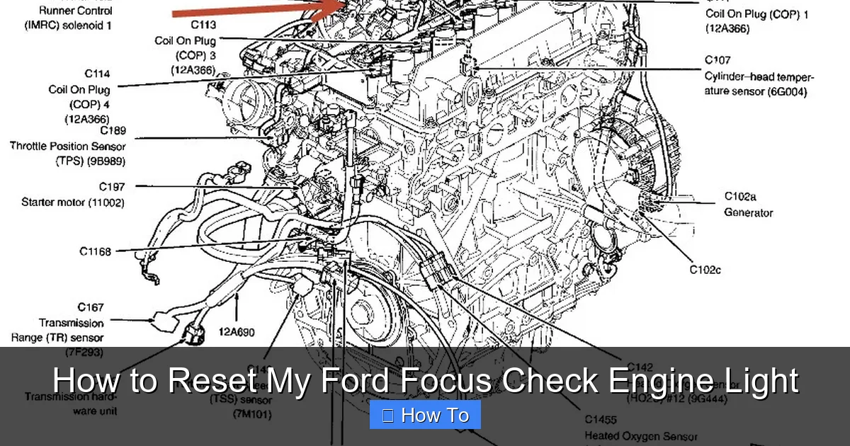 How to Reset My Ford Focus Check Engine Light