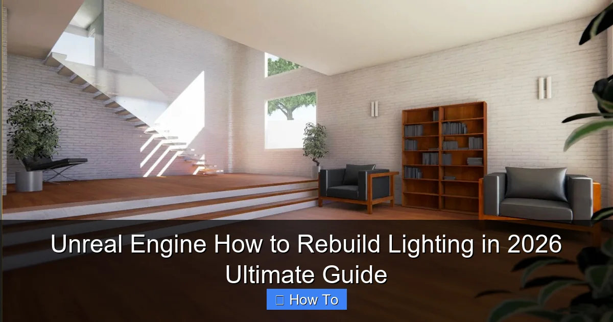 Unreal Engine How to Rebuild Lighting in 2026 Ultimate Guide