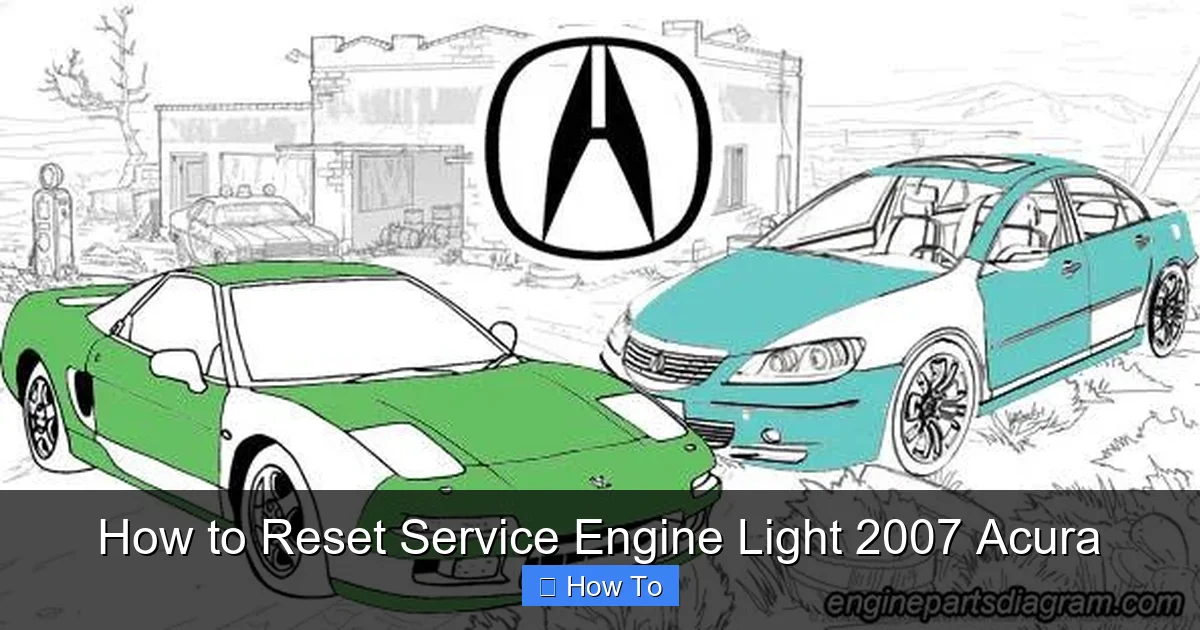 How to Reset Service Engine Light 2007 Acura