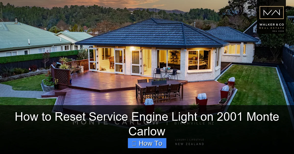 How to Reset Service Engine Light on 2001 Monte Carlow