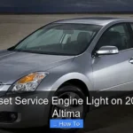 How to Reset Service Engine Light on 2007 Nissan Altima