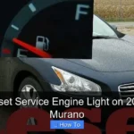 How to Reset Service Engine Light on 2007 Nissan Murano
